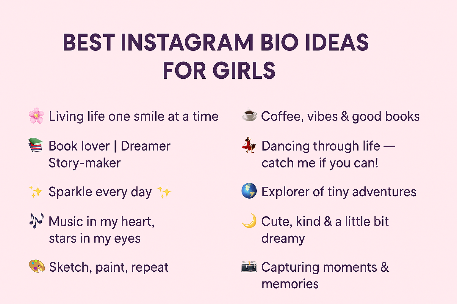instagram bio for girls